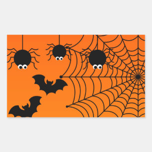 Adesivo Retangular Stickers Halloween