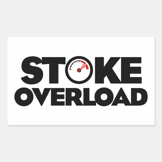 Adesivo Retangular Stoke Overload Meter (Frente)