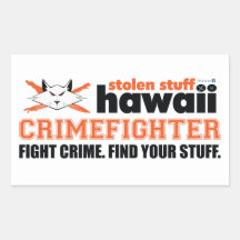 Stolen Studh Hawaii Crimefighter Sticker