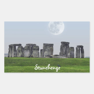 Adesivo Retangular Stonehenge Celtic Standstone Stones na Grã-Bretanh