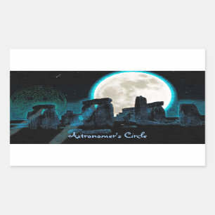 Adesivo Retangular Stonehenge Celtic Standstone Stones na Grã-Bretanh