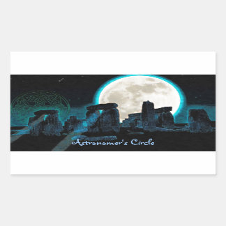 Adesivo Retangular Stonehenge Celtic Standstone Stones na Grã-Bretanh