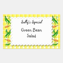 String Beans Yellow verifica Comidas personalizada