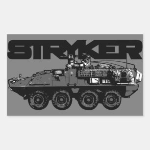 Adesivo Retangular Stryker Sticker