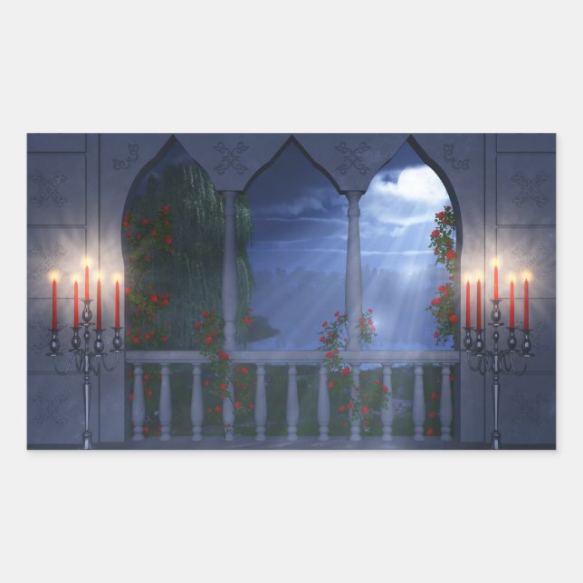 Adesivo Retangular Sua mancha prateada (Frente)