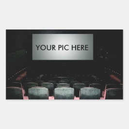 Adesivo Retangular Sua vida nos filmes