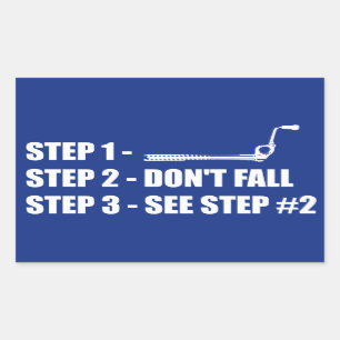 Adesivo Retangular Subindo Gelo - Não Cair