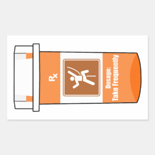 Adesivo Retangular Subir É A Minha Droga