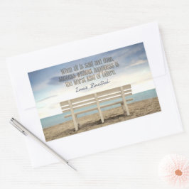 Adesivo Retangular "Sucesso sem felicidade" Citação Inspiracional