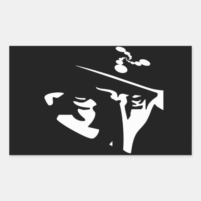 Adesivo Retangular Sujeitos Ambientais Sneak Stickers (Frente)