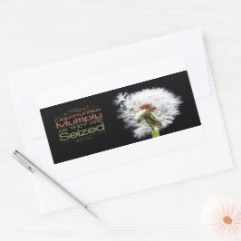 Adesivo Retangular Sun Tzu Inspirational Cote "Oportunidades"