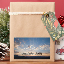 Adesivo Retangular Sunset Sky Personalizado