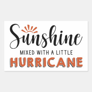 Adesivo Retangular Sunshine W A Little Hurricane