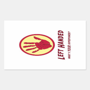 Adesivo Retangular Superpotência à Esquerda