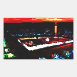 Adesivo Retangular Tabernáculo do deus na região selvagem