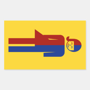 Adesivo Retangular ⚠ tailandês do sinal do ⚠ do toalete do