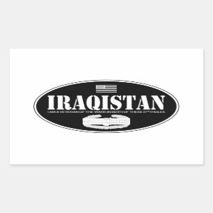 Adesivo Retangular TÁXI de Iraqistan
