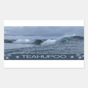 Adesivo Retangular Teahupoo