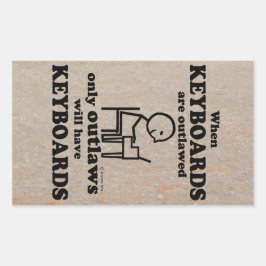 Adesivo Retangular Teclados Retangulares Não Legalizados