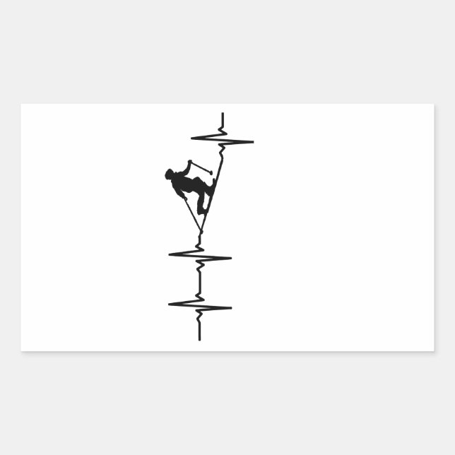 Adesivo Retangular Telemarking (Frente)