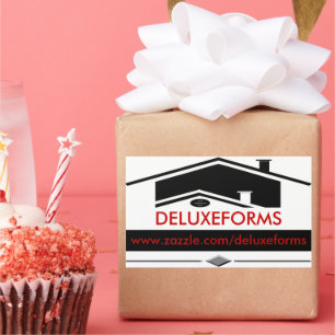 Adesivo Retangular Telhado Preto