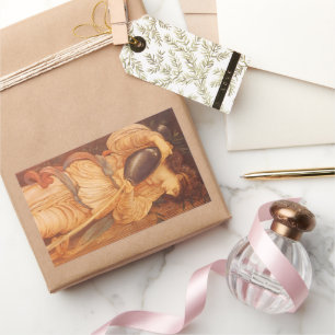 Adesivo Retangular Temperantia por Sir Edward Coley Burne-Jones