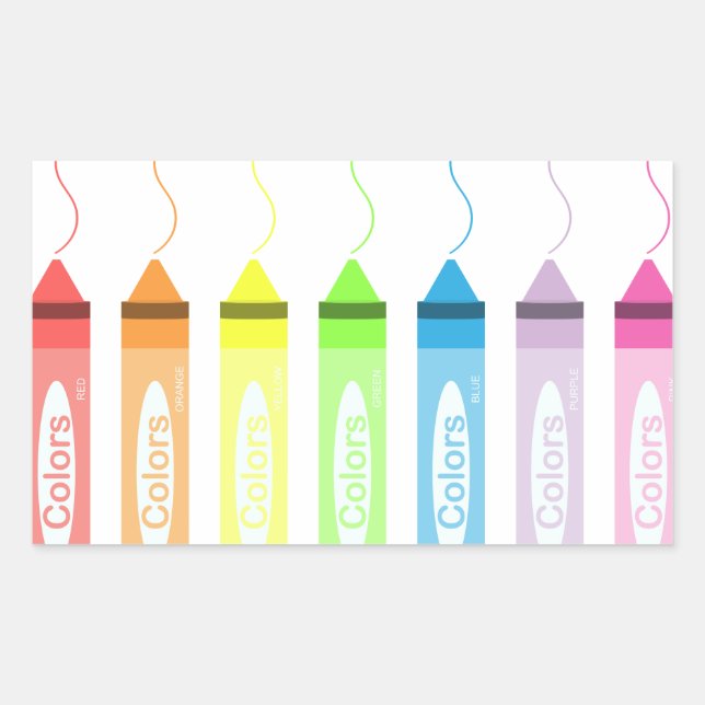 Adesivo Retangular Tempo de Coloração! (Frente)