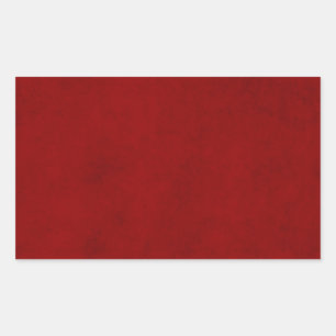 Adesivo Retangular Tendência de Fundo de Cor de Feriado Sólido Verm