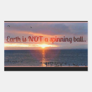 Adesivo Retangular terra plana