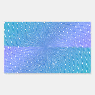 Adesivo Retangular Teste padrão roxo Pastel do abstrato da cerceta d