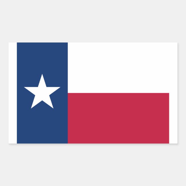 Adesivo Retangular Texas (Frente)
