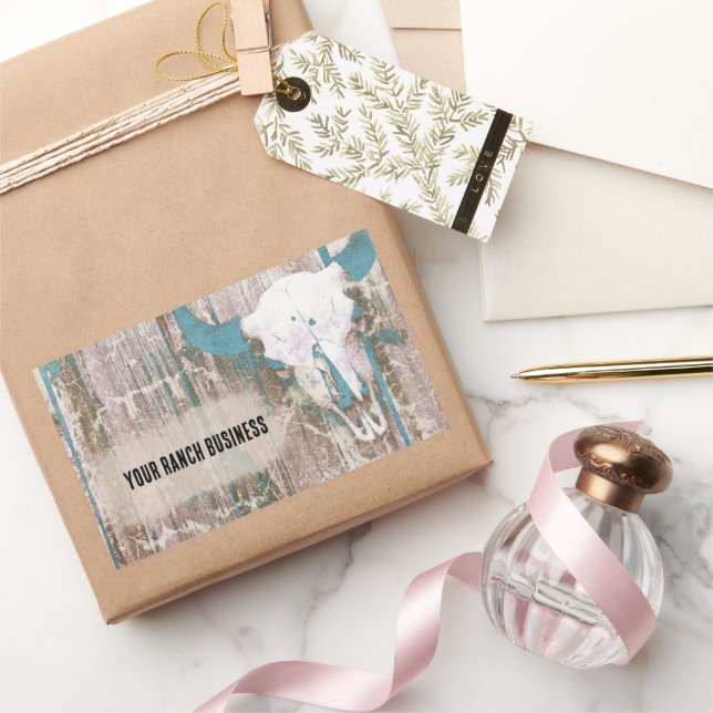 Adesivo Retangular Textura castanha-de-chuvas torrenciais do touro ru (Presentear)