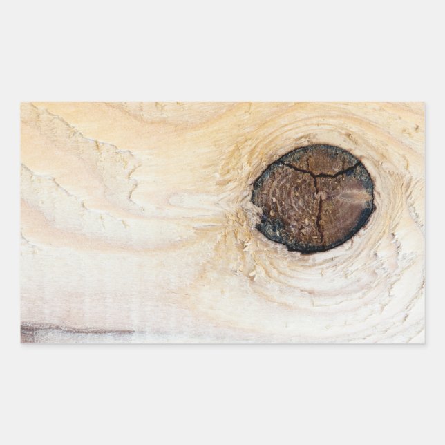 Adesivo Retangular Textura de madeira (Frente)