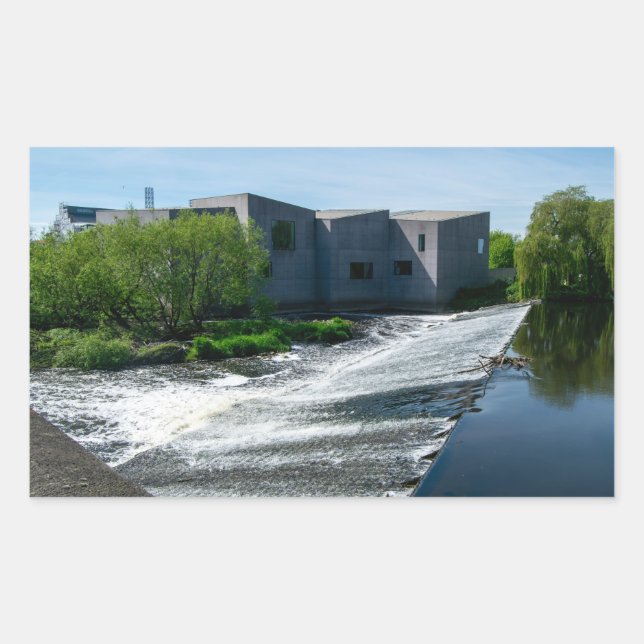 Adesivo Retangular The Hepworth, Wakefield (Frente)