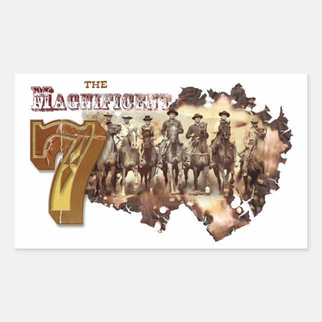 Adesivo Retangular The Magnificent Gang (I) (Frente)