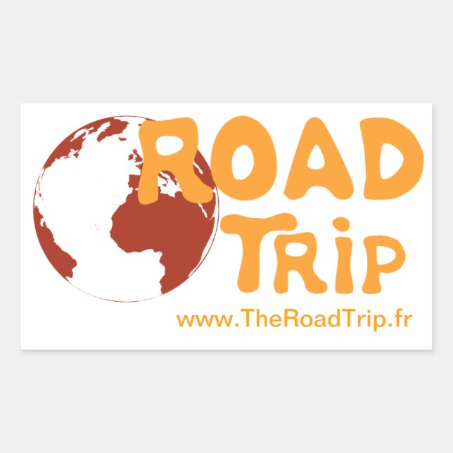 Adesivo Retangular The Road Trip Sticker (Frente)