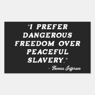 Adesivo Retangular Thomas Jefferson Famous Cote Vinheta