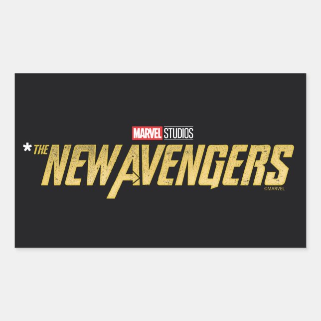 Adesivo Retangular Thunderbolts* | *Logotipo do The New Avengers (Frente)