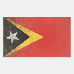 Adesivo Retangular Timor Leste