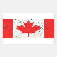 Tinta canadense vermelha de folha de descasque CAN