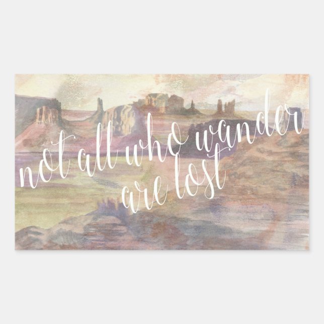 Adesivo Retangular Tipografia de Aventura IV (Frente)