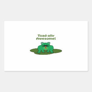 Adesivo Retangular Toad-ally Incrível