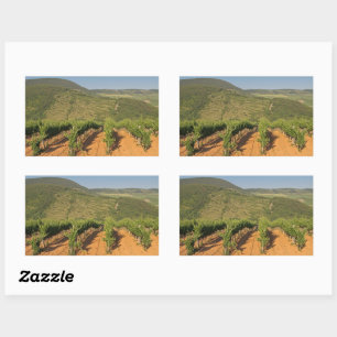 Adesivo Retangular Tokaj vineyards, Hungria