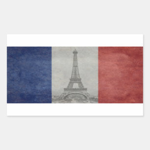 Adesivo Retangular Torre Eiffel, Paris France