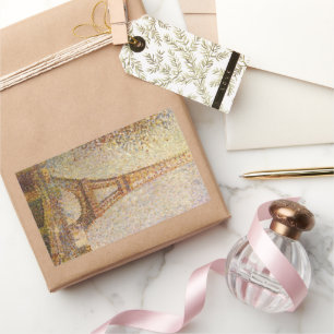 Adesivo Retangular Torre Eiffel por Georges Seurat, Arte Fino Antigo