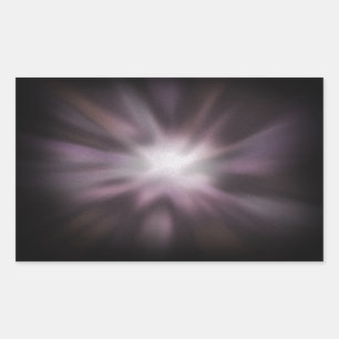 Adesivo Retangular Trabalho de arte de Burst Cósmico