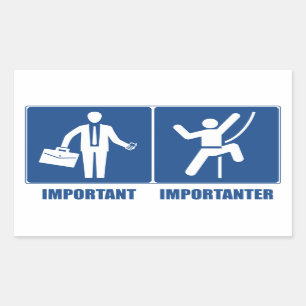 Adesivo Retangular Trabalho É Importante, Subir É Importante