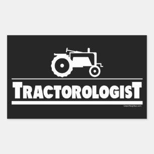 Adesivo Retangular Tractorologista - Trator