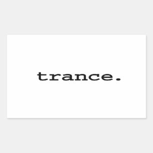 Adesivo Retangular trance.