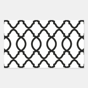 Adesivo Retangular Trendy Marroquino Pattern Decorator Trellis Design